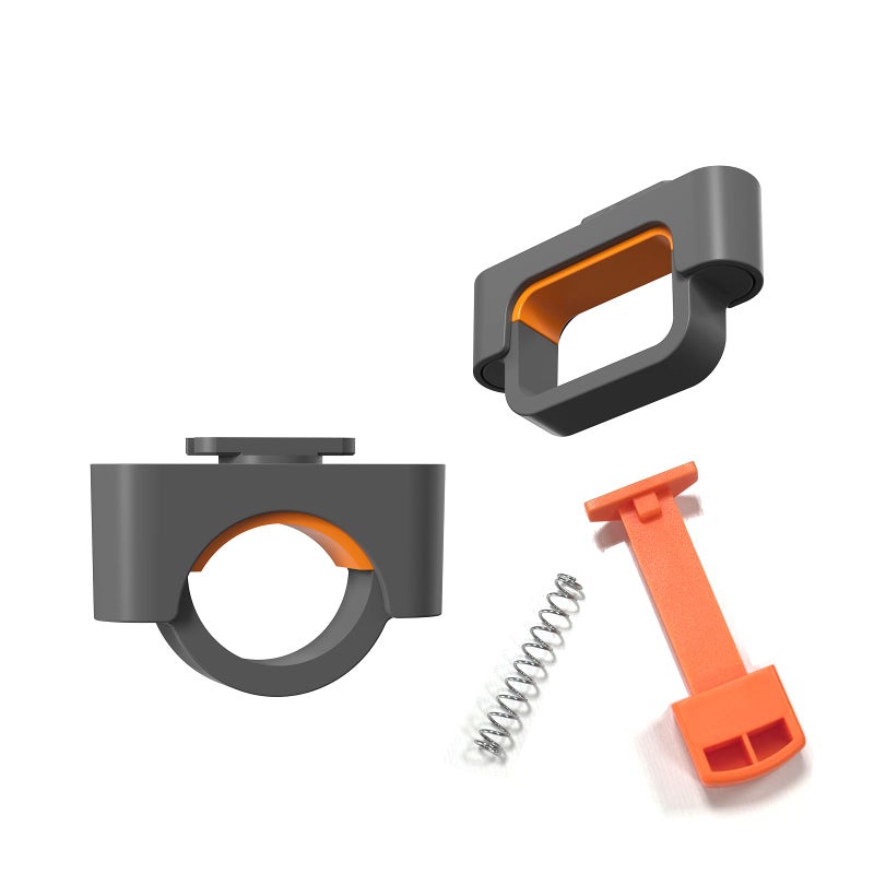 OATISLife Grill Light Mounting Bracket Kit, 1 Round & 1 Square Bracket, Compatible with Grill/Griddle Handles from 1-1.4 Inches in Diameter, Only Fits for OATISLife Grill Light - Image 1